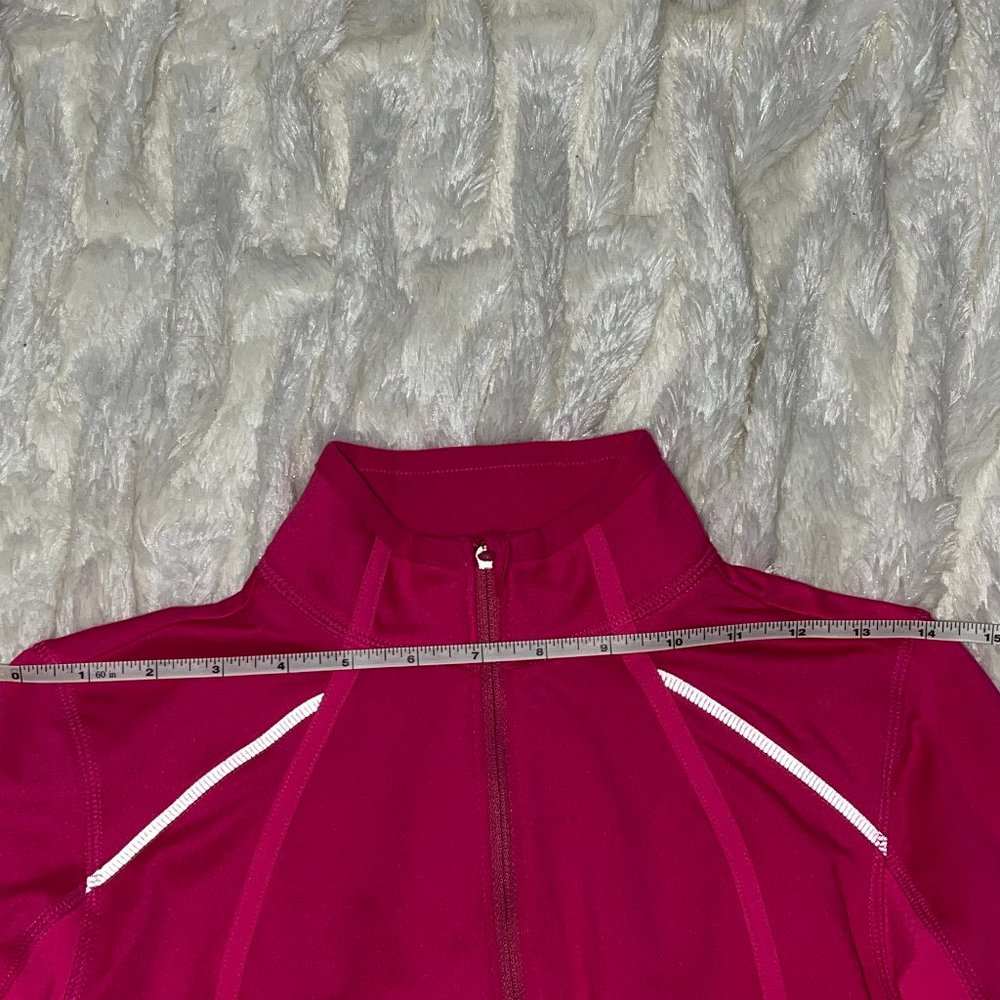 Athleta Womens Turtleneck XXS Pink Plush Tech 3.0 Mock Neck 1/2 Zip Pullover - Picture 7 of 16